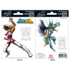 SAINT SEIYA - nalepke - 16x11cm/ 2 lista - Pegasus/Shiryu