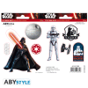 STAR WARS - nalepke - 16x11cm/ 2 lista - Vador/ Trooper 