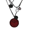 Twilight Eclipse Necklace Team Jacob with Filigree Triple