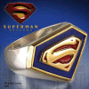 Superman Returns Ring Emblem Silver