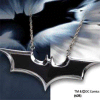 Batman The Dark Knight Pendant Emblem (Sterling Silver. enameled)