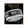 Batman Stainless Steel Ring Spinning Black