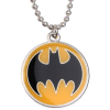 Batman Pendant with Chain Yellow Logo II