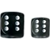 Translucent D6 12mm (36 Dice) Smoke w/white