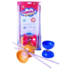Diabolo Set plastic wooden sticks blister