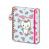 Angel Cat Sugar Notebook A5 Flowers