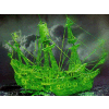 Ghost ship with night colour