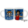 ONE PIECE - skodelica 320 ml - Luffy and Emblem 
