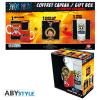 ONE PIECE - komplet kozarec 29cl + PVC obesek za klju?e + mini skodelica - Luffy