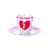 Peanuts Espresso Mug with saucer Case Snoopy Pink Love (2)