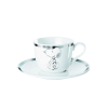 Peanuts Cappuccino Cup with saucer Case Snoopy Silver Star (2)