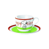 Peanuts Cappuccino Cup with saucer Case Snoopy Homerun (2)