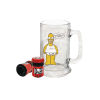 Simpsons Beerglass with Bottle Opener Pack Cologne Man