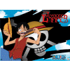 ONE PIECE - Plakat Luffy and flag #1 
