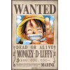 ONE PIECE - Plakat Wanted Luffy 