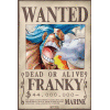 ONE PIECE - poster - Wanted Franky (52x35)