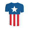 Marvel T-Shirt Captain America Uniform